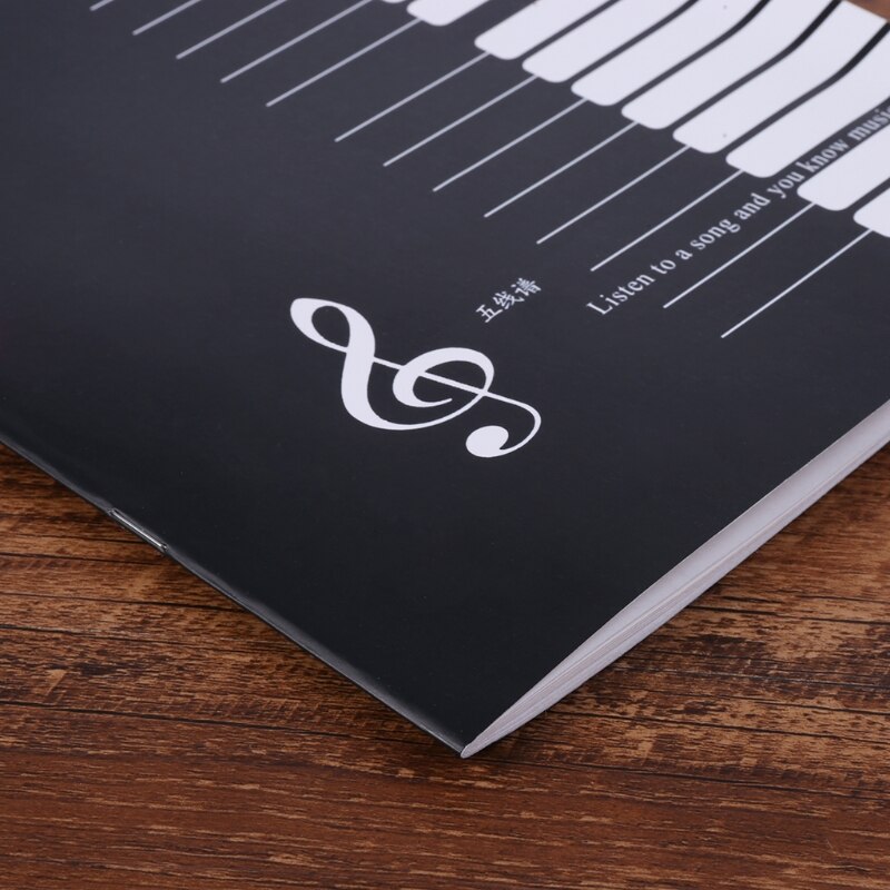 18 Sheets Music Practice Notebook Piano Violin Book Universal Five-line Spectrum
