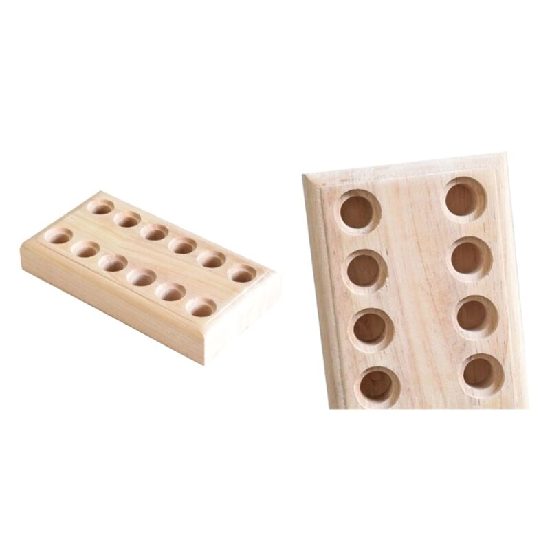 Wooden Plier Organizer Rack for storing Pliers Wire Cutters Ensuring Orderly Storage Keep Tools Neatly Stored Stable 85AC