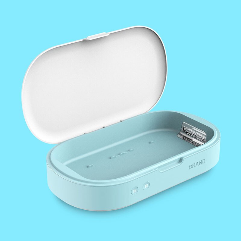 5V UV Sterilizer Mini Portable Cleaning Box Personal Care Ultraviolet Disinfector Cabinet For Phone Jewerly with Aromatherapy