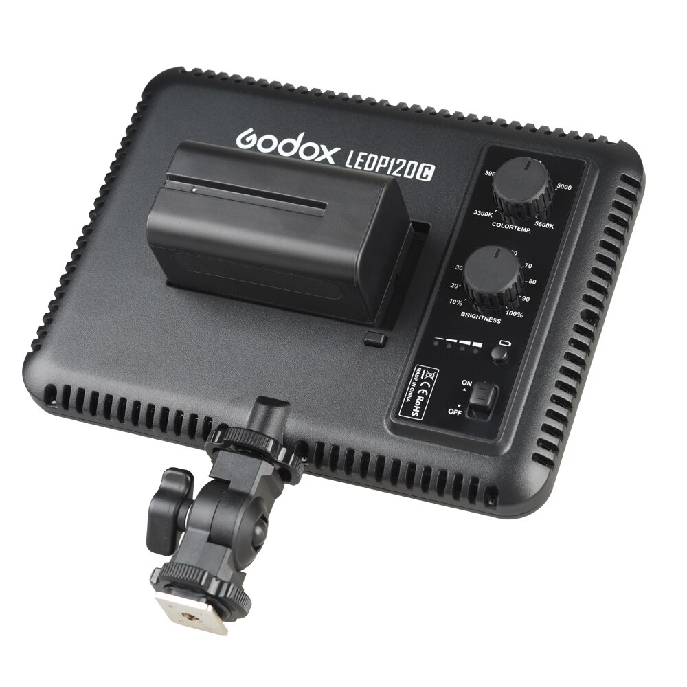 GODOX Ultra delgado luz Led para vídeo LEDP120C lámpara Led Luz de relleno fotografía para Nikon Canon cámara Digital videocámara DV