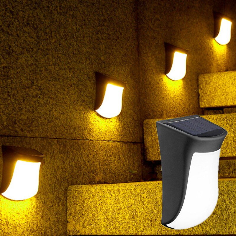 Solar Verlichting Solar Stap Lichten Buiten Waterdichte Led Zonne-energie Tuin Licht Lamp Decoratie Voor Patio Stair Tuin Yard Fence