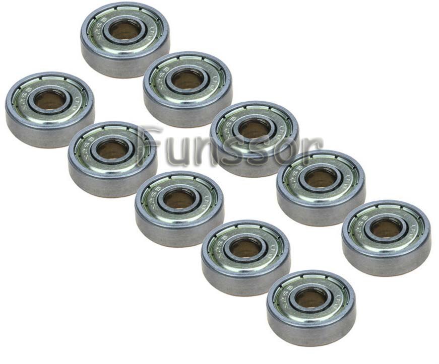 10 Stks/partij Diepgroefkogellager High-Carbon Staal 105ZZ 604ZZ 608ZZ 623ZZ 624ZZ 625ZZ 685ZZ