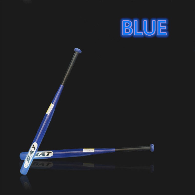 Bates de béisbol recreativos de acero de aleación engrosados en varios tamaños y colores: Blue / 33 pulgadas (82 cm)