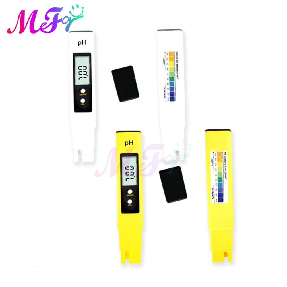 Medidor de PH Digital 0,0-14,0 con pantalla LCD, medidor de PH para alimentos, acuario, piscina, prueba de pureza de del agua, 0,01