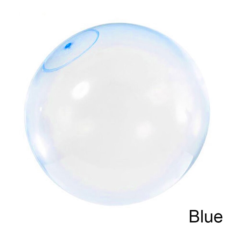 Giocattoli da esterno per bambini palla a bolle palloncino riempito con acqua ad aria morbido squishy gonfiabile bagno per bambini doccia palla da spiaggia antistress: blue 50CM