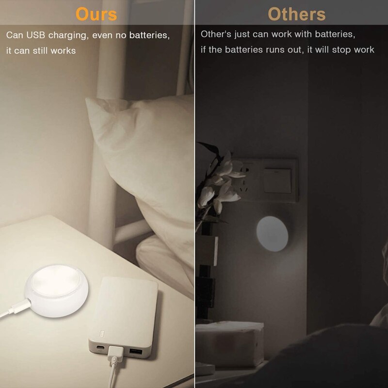 ! Luces Puck a pilas con Control remoto, Pack de 8 luces de armario con luz de armario en 16 colores y 3 modos