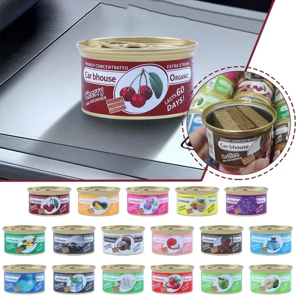 Auto Aroma Auto Lufterfrischer Parfüm Konserven Holz Blöcke Kaffee Geschmack Langlebige Auto Aromatherapie Auto Deodorant Liefert