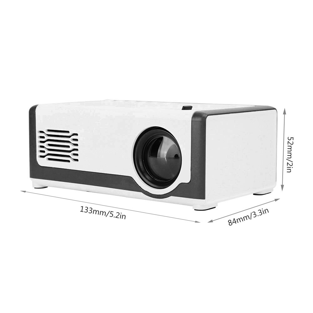 M1 Portable Mini LED Projector 1080P HD HDMI USB AV Pocket Home Theater Media Player 100-240V proyectores