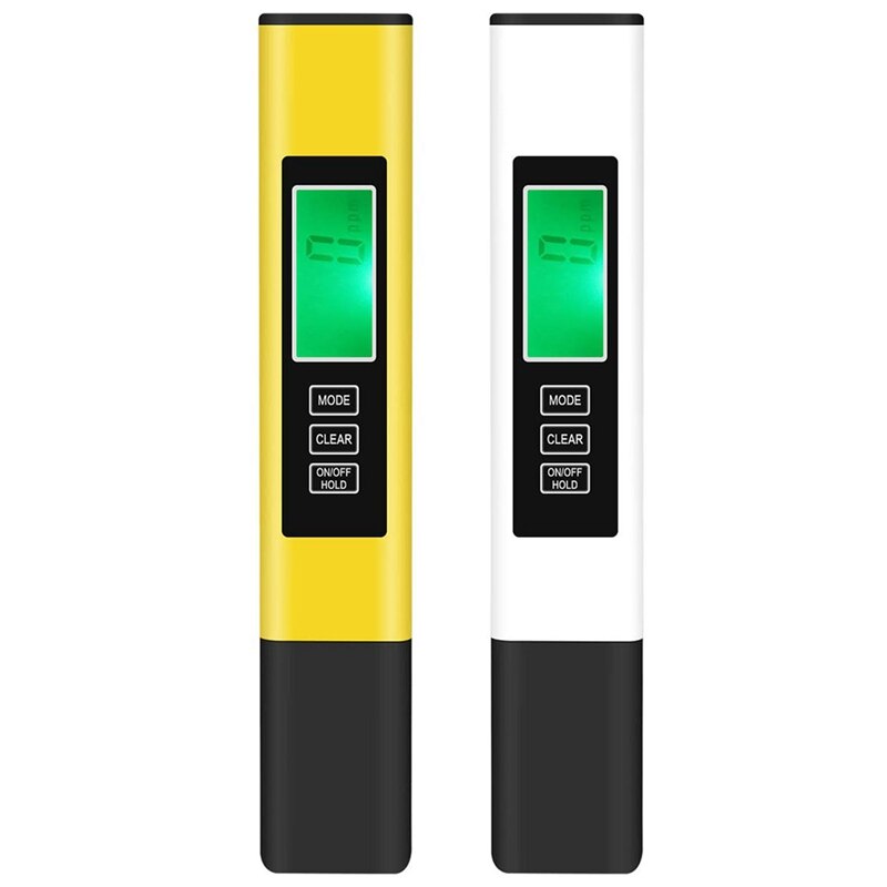 Water Quality Tester, 2Pack Tds Meter Digitale Water Tester, tds Temperatuur & Geleidbaarheid Meter 3 In 1, Hydrocultuur Ec Meter, S: Default Title