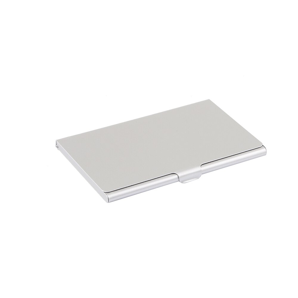 Visitekaarthouder Aluminium Metalen Doos Creditcard Portemonnee Visitekaartje Case Briefpapier Bureau Organizer: 8