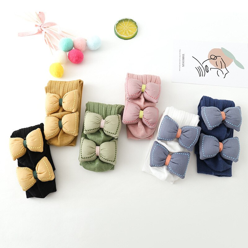 0-3Y Unisex Sveglio Bello Del Fumetto Dei Capretti Del Bambino Calzini E Calzettoni Al Ginocchio Della Ragazza del Ragazzo Del Bambino Del Bambino Calzini E Calzettoni Grande Arco Infantile Sockings Morbido Cotone bambini Calzini E Calzettoni