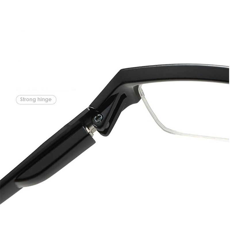 Myopia Glasses Finished Half Frame Clear Mirror Nearsighted Glasses Male -100 -150 -200 -250 -300 -350 -400