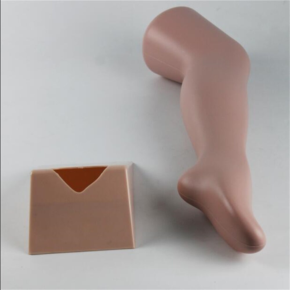 1Pair 56cm Plastic Mannequin Leg,Transparent Lovely Children Mannequins Foot Mode Netherstock Tights Leggings Display Props D525