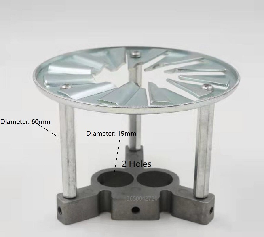 102MM Waste oil burner Air swirler burner stabilizer boiler combustion fire flame plate mathanol diesel fule flame ring