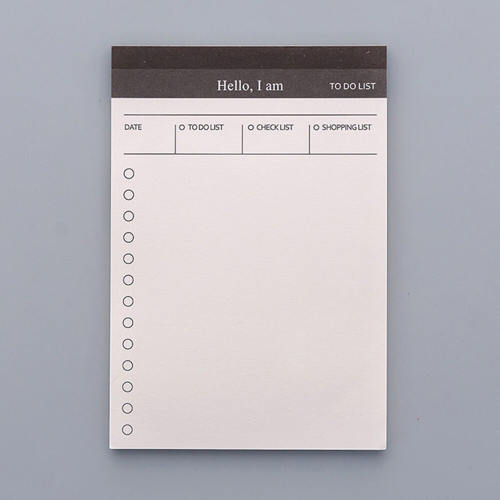 2 stuks kleine papieren memoblokjes dagelijkse planner checklist voor op het bureau schoolbenodigdheden kantoorbenodigdheden