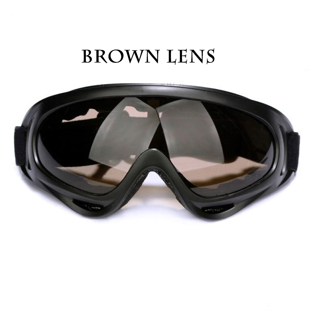 Motorbril Anti-glare motorcross zonnebril Sport skibril Winddicht Stofdicht UV-beschermende uitrusting Accessoires TSLM2: Beige