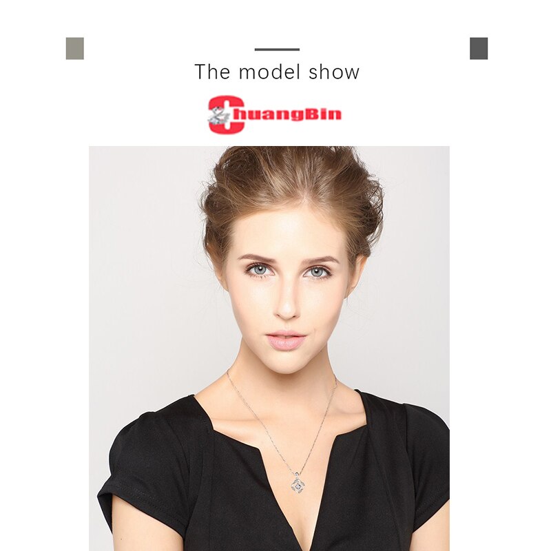 Genuine S925 sterling silver Women's Cute pendants zircon Korean micro-set pendants jewelry