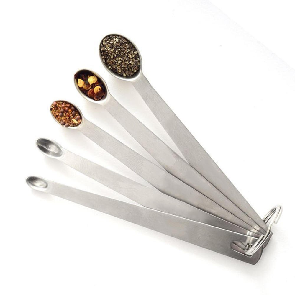 5 pièces Mini Norpro 18/10 en acier inoxydable Smidgen Dash cuillères à mesurer ensemble de pincement cuillère à mesurer fournitures de cuisine: Default Title