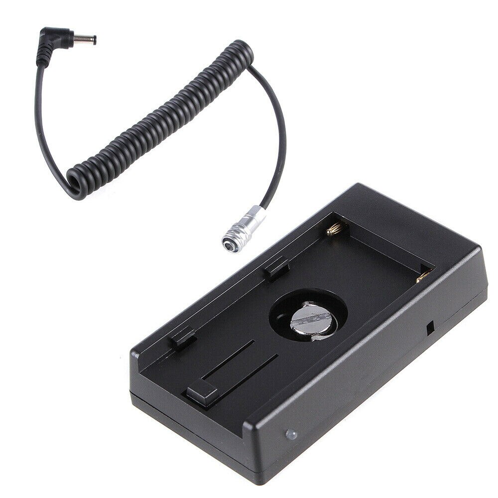 Base de bateria suporte adaptador de montagem placa para sony NP-F bmpcc 4/6k filmadora