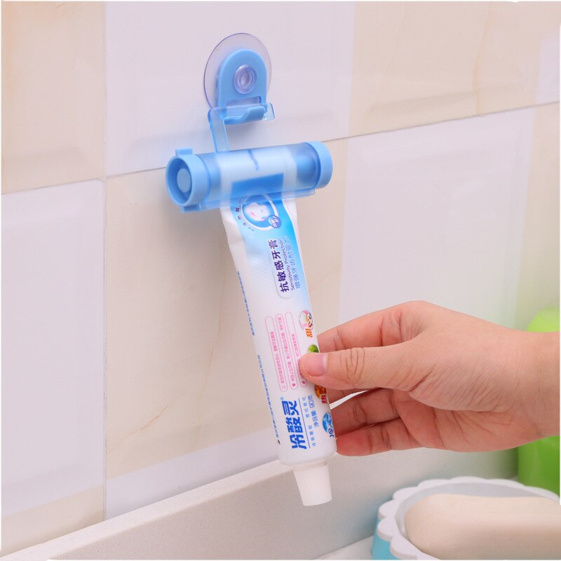 Frog Cartoon Lazy Toothpaste Tube Squeezer Holder Dispenser Bathroom Accesories Tooth Paste Plastic Stand Accessory Sets Wringer