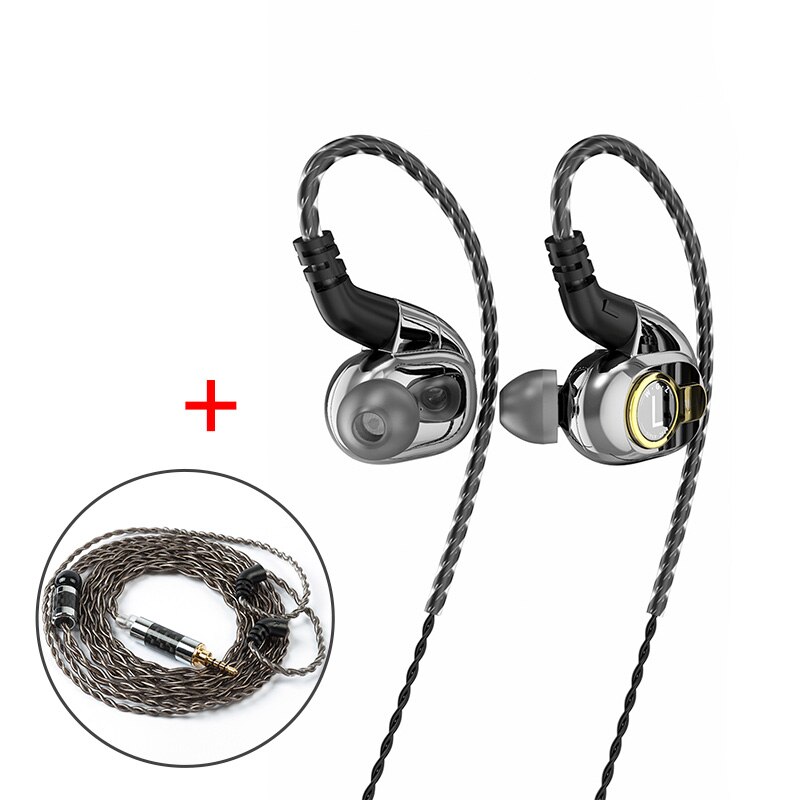 Blon BL-05 bl05 BL-03 bl03 10mm 2nd geração de nanotubo carbono diafragma cnt no ouvido fone alta fidelidade dj esporte fones