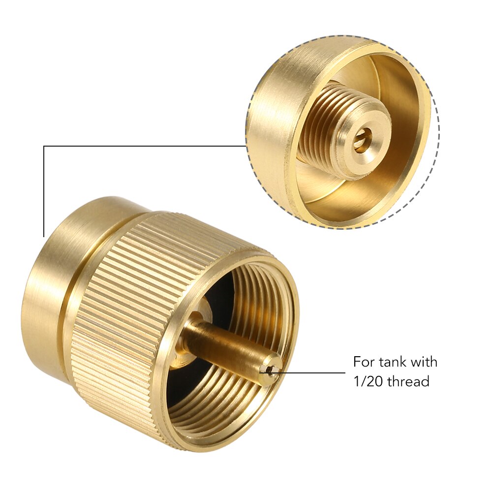 Campingmoon Butangas Adapter - Standkonverter Für EN417 Lindal-Ventile