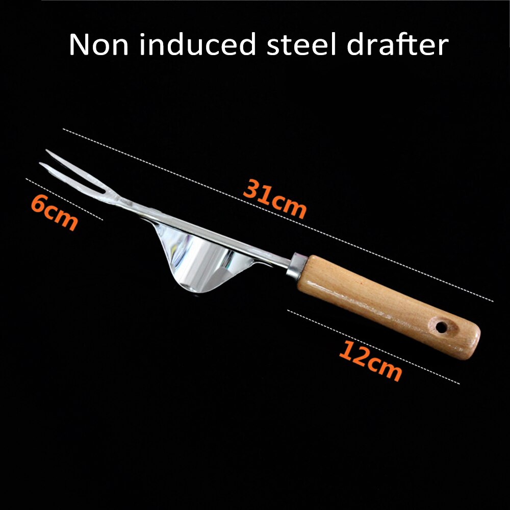 Practical Garden Fork Forked Head Hand Weeder Puller Patio Wood Handle Weeds Remove Shovel Courtyard Gardening Trimming Tools