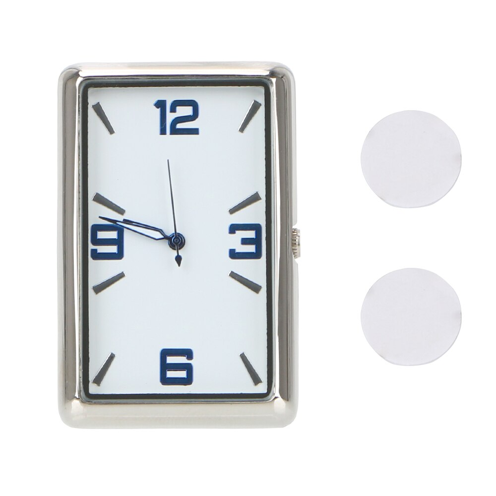 Auto de reloj de de doble cara de reloj del coche de Stick-en Auto reloj decoración del coche automóviles reloj de cuarzo: Type A