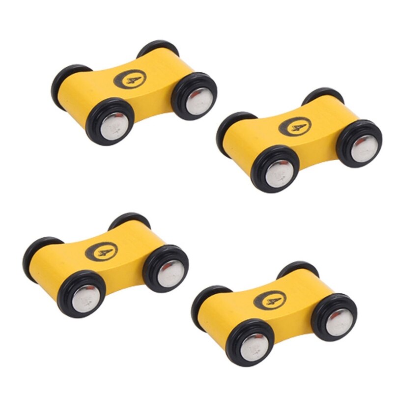 Dxad 4Pcs Speelgoed Ramp Racing Auto Speelgoed Houten Spoor Auto Educatief Play Voertuig Baby Cadeau