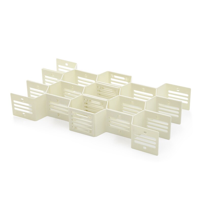 Armoire de rangement en nid d'abeille | Nouveauté, meuble de rangement en nid d'abeille de 12 carreaux chaussettes, diviseur de tiroir en plastique, placard organisateur de rangement à la maison: WHITE