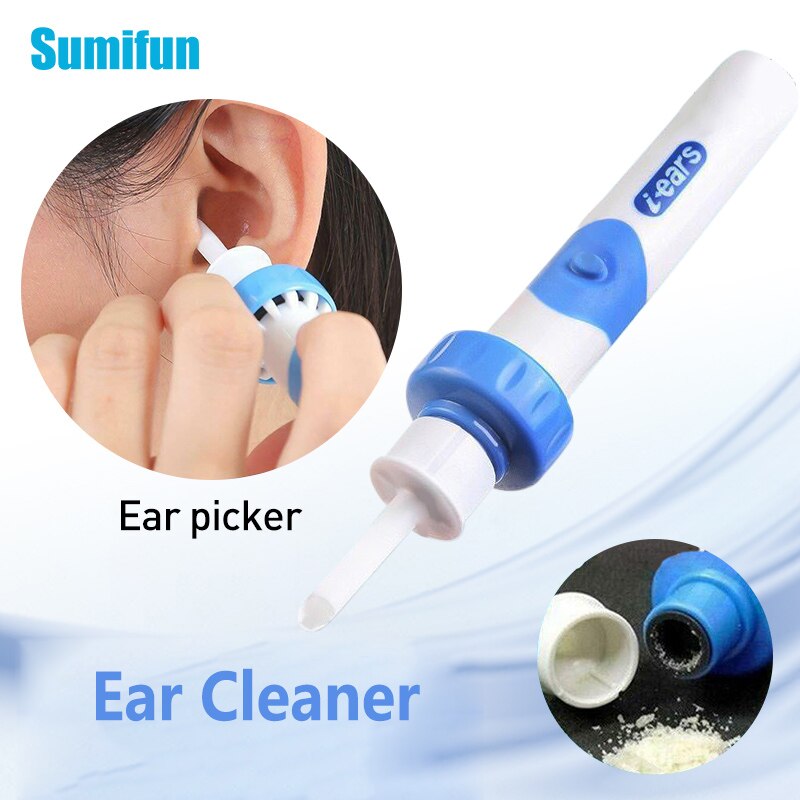 3 stilarter øret renser elektrisk trådløs sikker vibration smertefri vakuum ørevoks pick fjerner spiral øre rengøring enhed  c1918