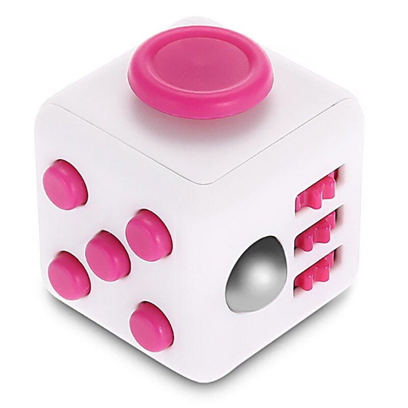 Squeeze Stress Reliever Cube Relieves Anxiety and Stress Juguet For Adults Children cube Desk Spin Toys