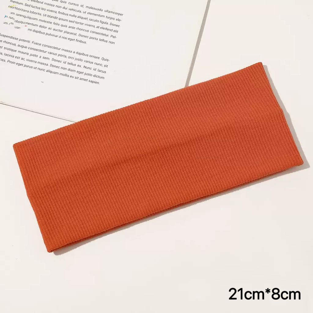 1 Stück schwarze Stirnbänder für Frauen, rutschfest, weiches Haar-Accessoire, Sterne-Kopfwickel für Frauen, Yoga, trainieren: Braun