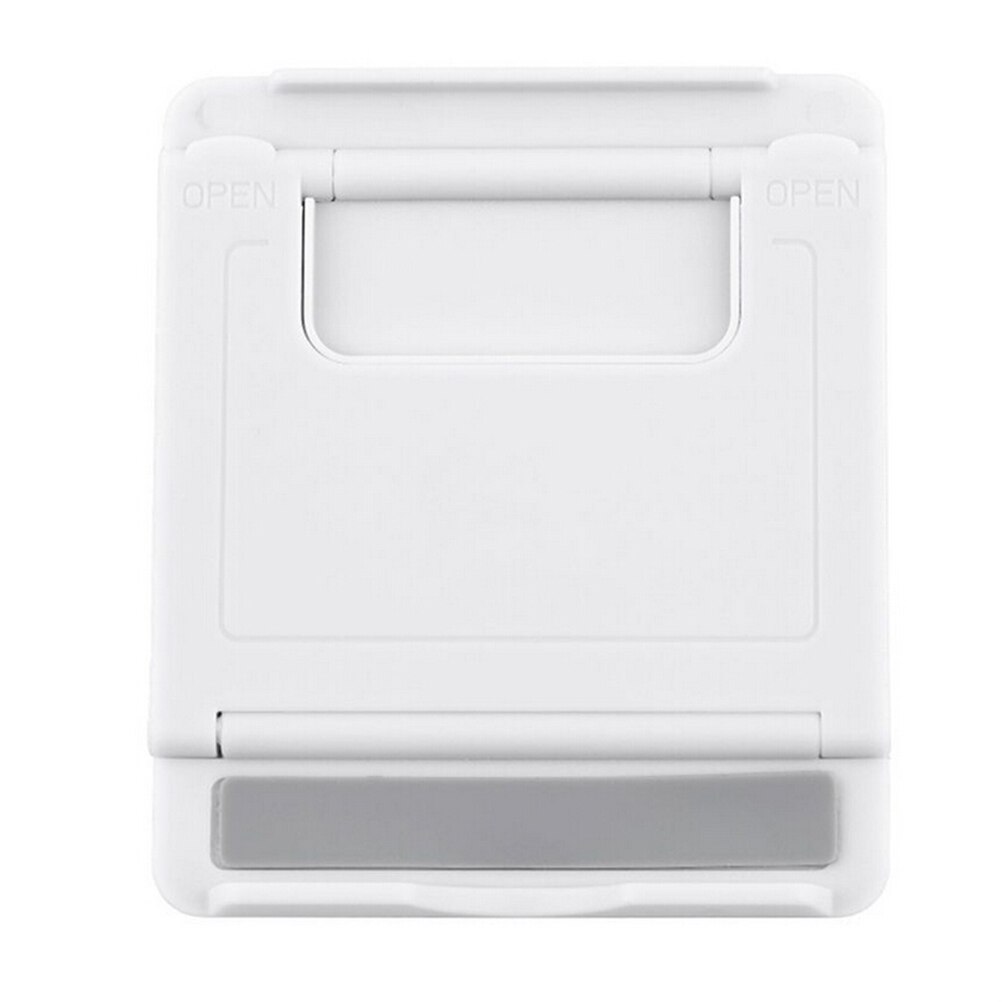 Plastic Foldable Tablet PC Stand Desk eReaders Mobile Phone Holder Cradle Support Mount For iPad iPhone Samsung 10 inch Tablet: White