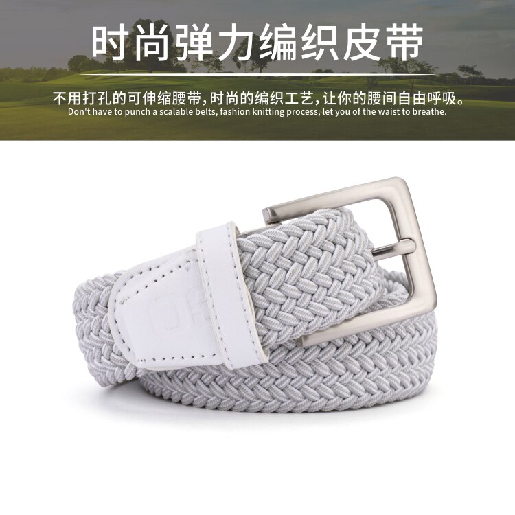 Golf Riem Mannen Geavanceerde Riem Mannen Elastische Pin Gesp Riem Mannen Non-Gesp Riem