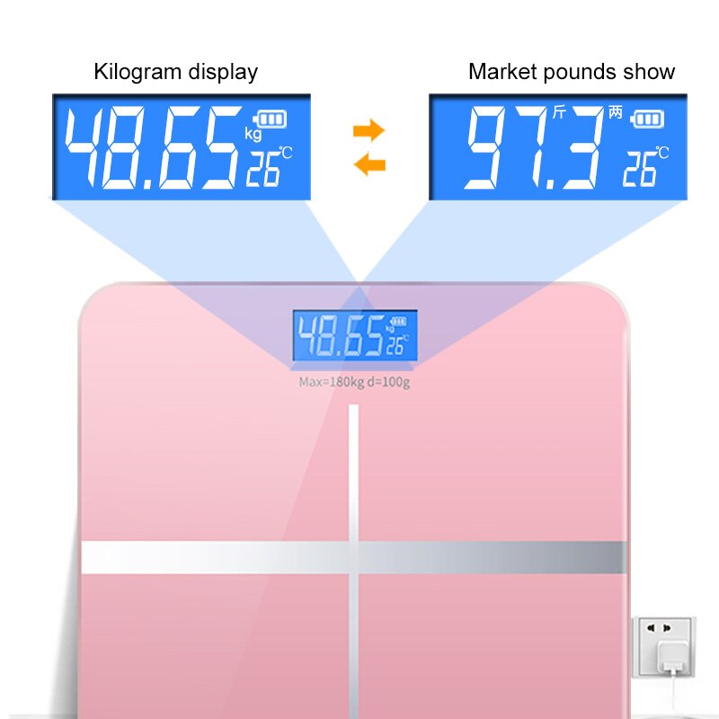Weight Scale Bluetooth Body Fat Accurate Mobile Phone Analyzer App BMI Smart Electronic Composition Analyzer Bathroom