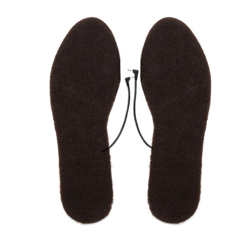 1 paar USB Verwarmde Inlegzolen Voeten Heater USB Voet Winter Foot Warmer Pads Outdoor Sport Verwarming Inlegzolen Winter Warm: 35-39