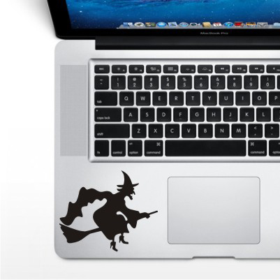 Autocollants pour ordinateur portable pour MacBook Air Pro Retina 11 13 15 PVC vinyle mignon décalcomanie tablette PC portable peau autocollants partiels: WS-black (131)