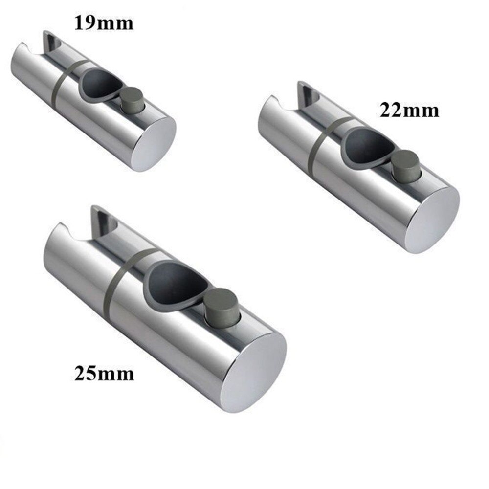 ABS Vervanging Stevige Badkamer Douche Rail Head Slider Holder Verstelbare Beugel Gemaakt In Stevige 25/19/22mm