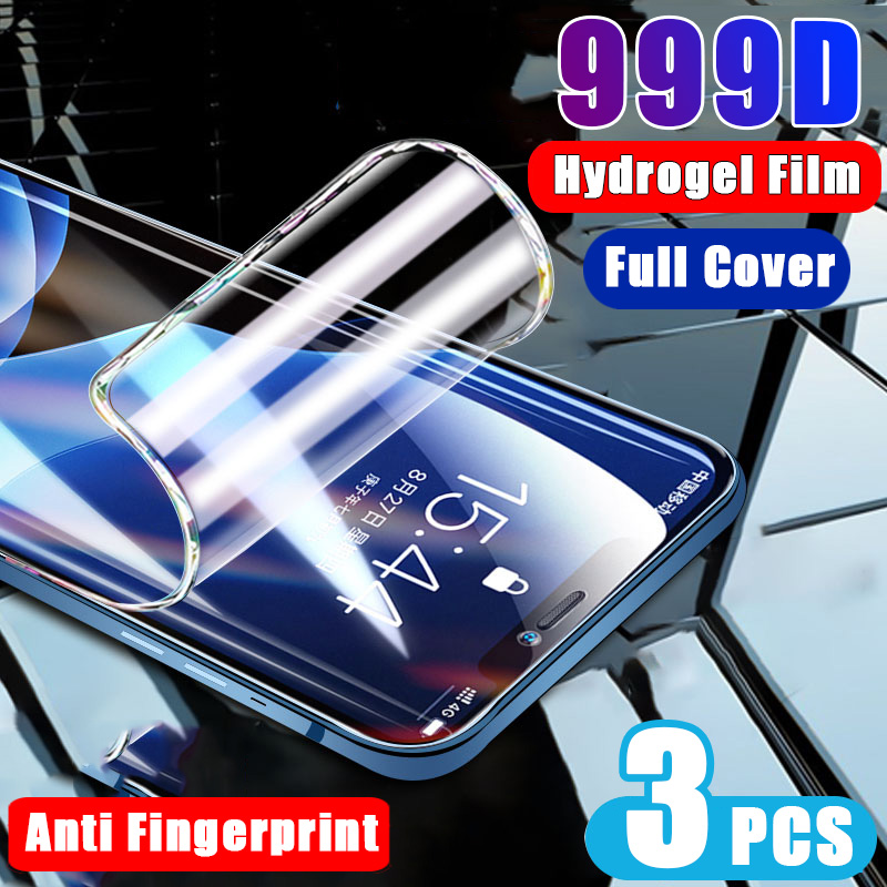 3PCS Full Cover Hydrogel Film auf dem Displayschutzfolie für iPhone 7 8 Plus Displayschutzfolie auf iPhone X XR XS MAX 11 12 13 14 Pro
