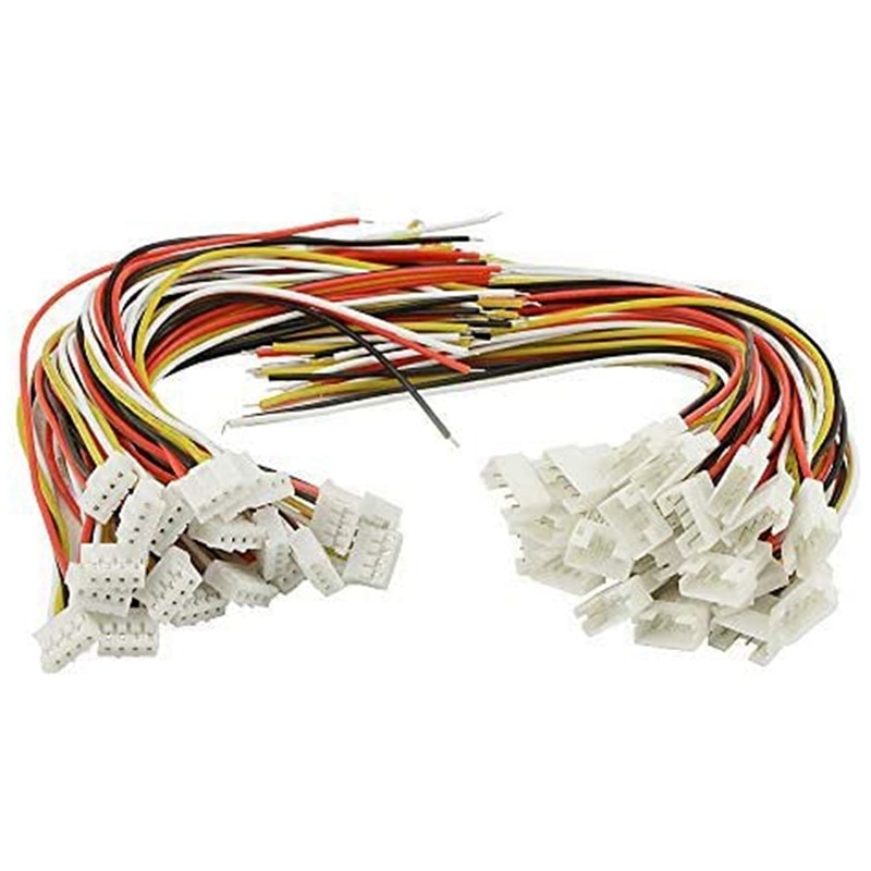 40 PIÈCES (20 Paires) 2.0mm 4 BROCHES Mâle Femelle Prise de Connexion avec 15cm Terminal Connecteur Câble Compatible pour JST PH