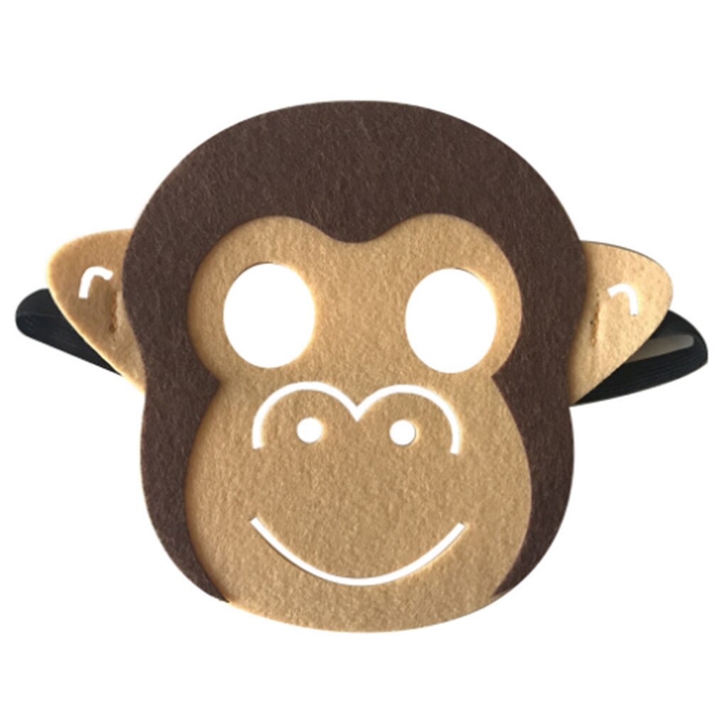 15 kinds DIY kids animal masks Birthday Party Masks Birthday Party Decor Kids Jungle Party Safari Party Decor Kids Favors: no6