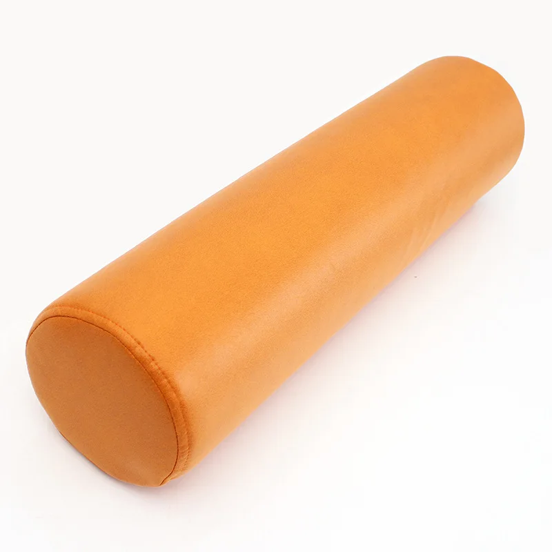 Cylindrical Pillow Pillow Long Cylindrical Lumbar Pillow Sofa Headrest Pillow Cushion Cushion Clip Legs Sleeping Office: Light Grey / 60x60CM