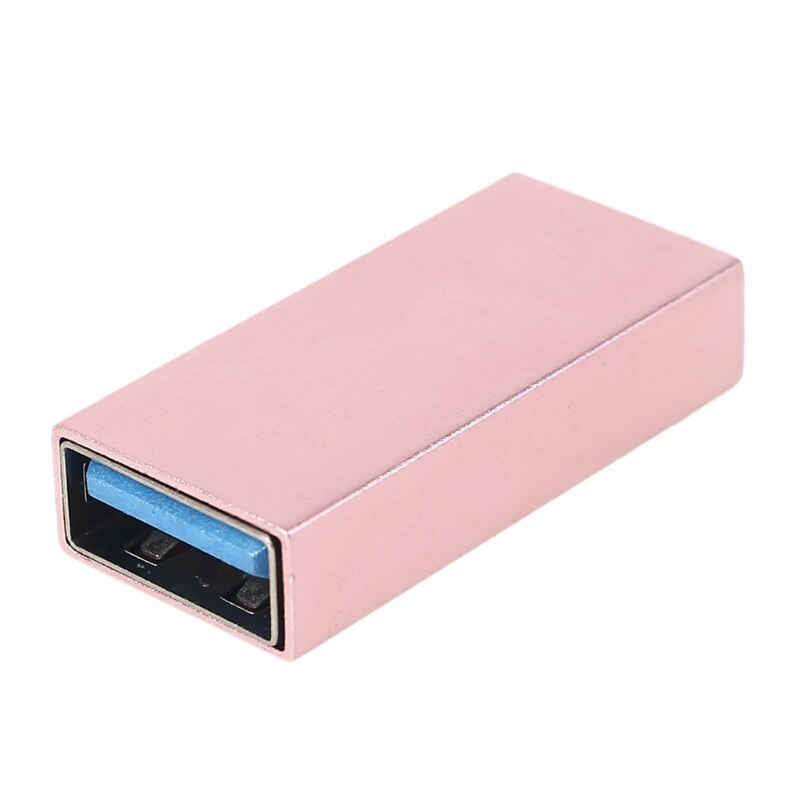 Usb 3.0 -liitin naaras-naarassovitin kullattu supernopea usb 3.0 -liitin jatkeliitäntämuunnin: Vaaleanpunainen