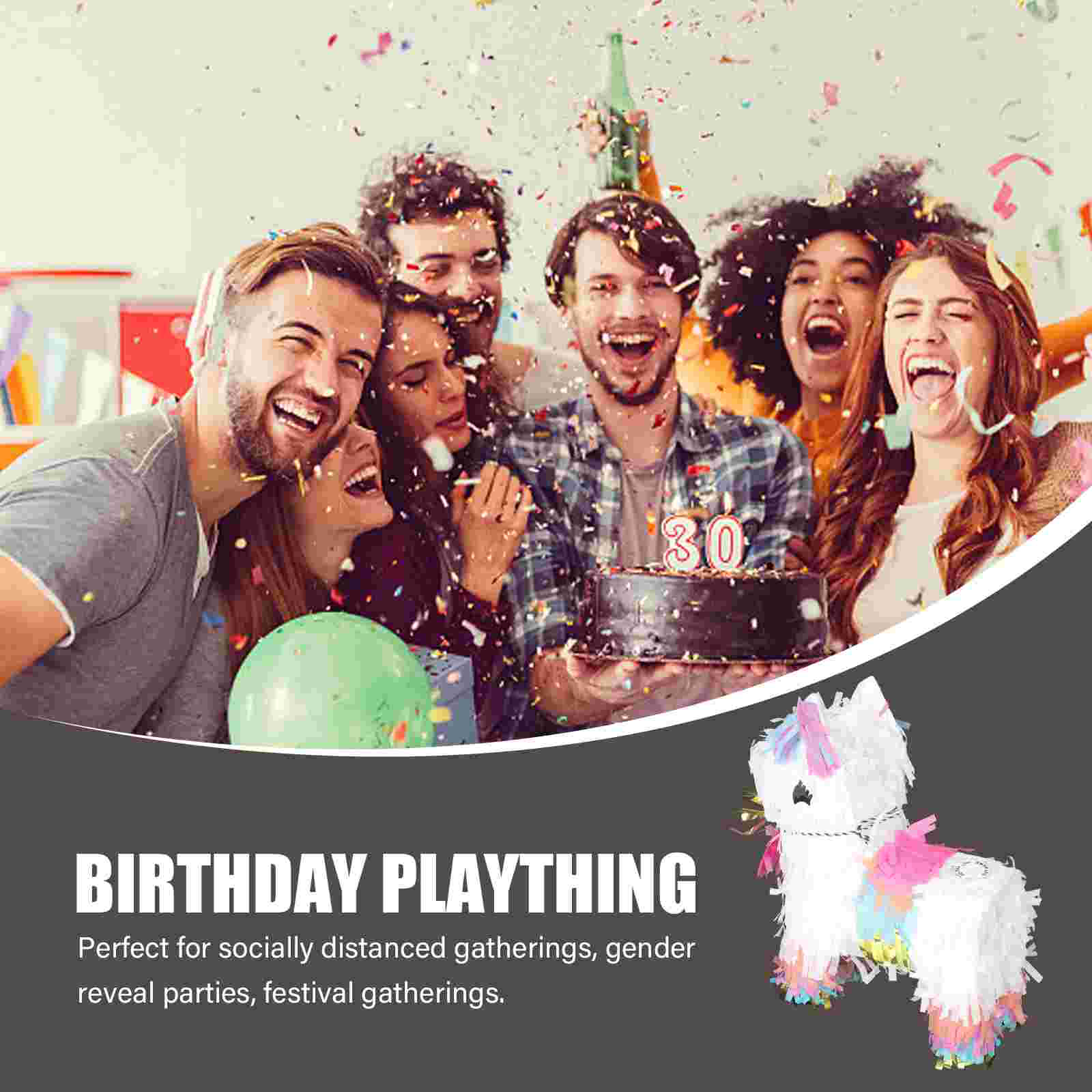 Pferd Pinata Süßigkeiten Füllung Kasten Geburtstag Party Spielen Spielzeug Versorgung