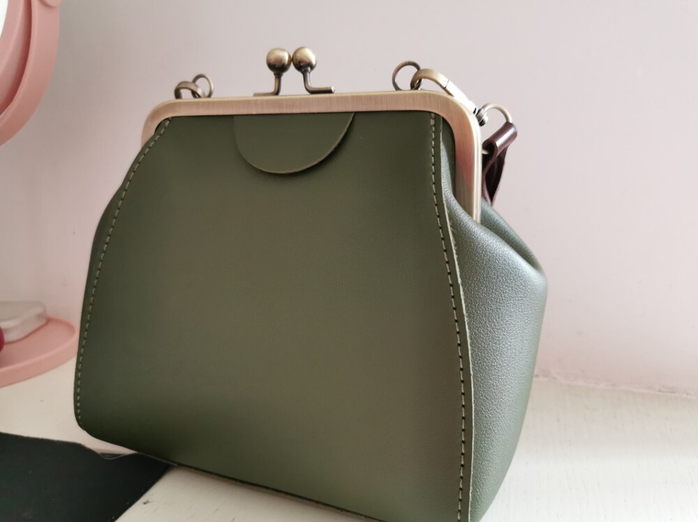 Dames kleine tas pu leren vintage tas crossbody slip meisje casual schouder tas messenger bag clip tas zhau 88