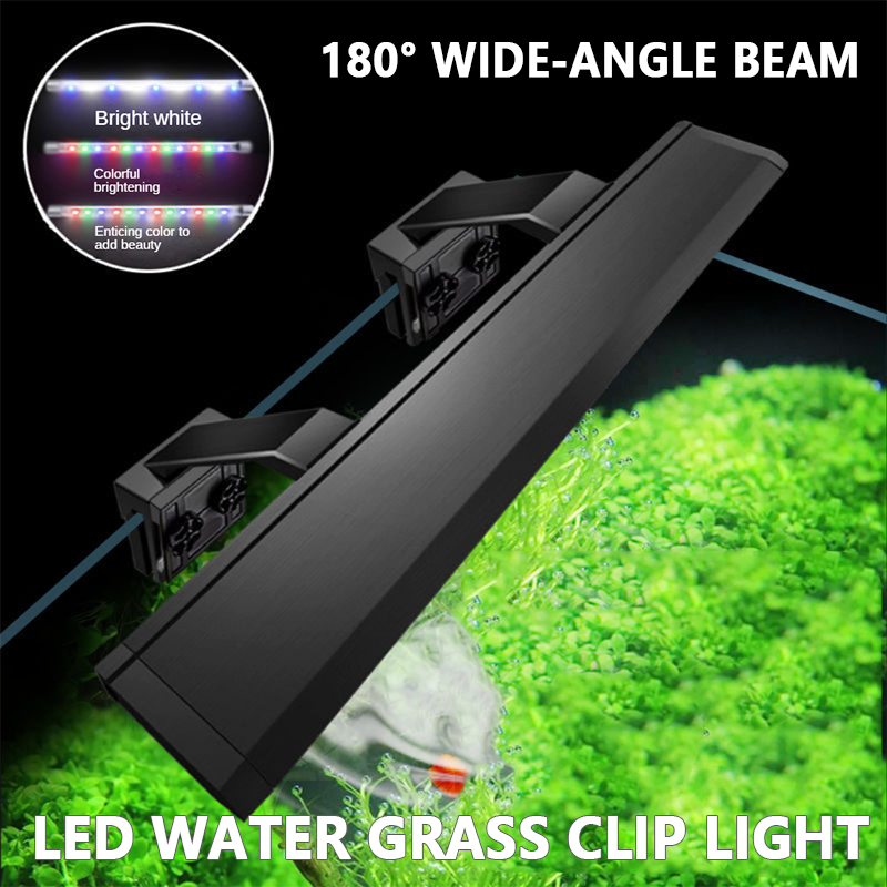 220v akvarie energisparende led-lys akvariedekorasjonslampe fiskeskålbelysningsforsyninger fremmer plantevekstlampe