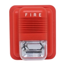 24V wired Flash Light sound Fire alarm Siren