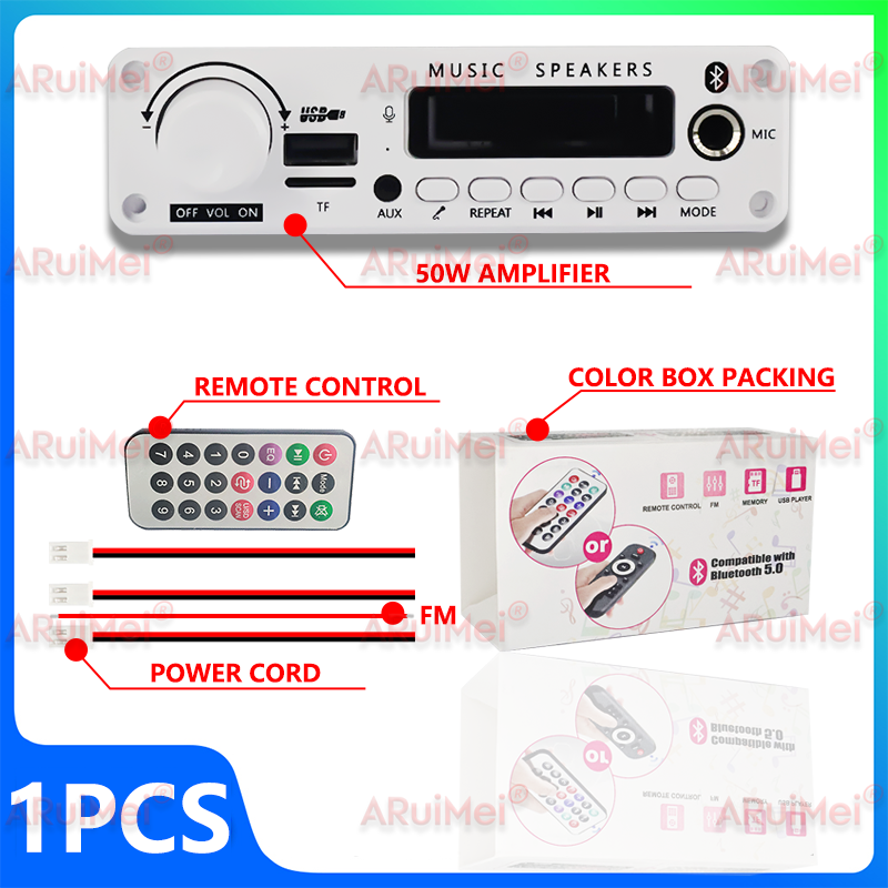50w amplificador bluetooth mp3 wma ape placa decodificadora dc 12v 25w handsfree microfone de áudio do carro usb tf rádio fm diy mp3 leitor música: verde