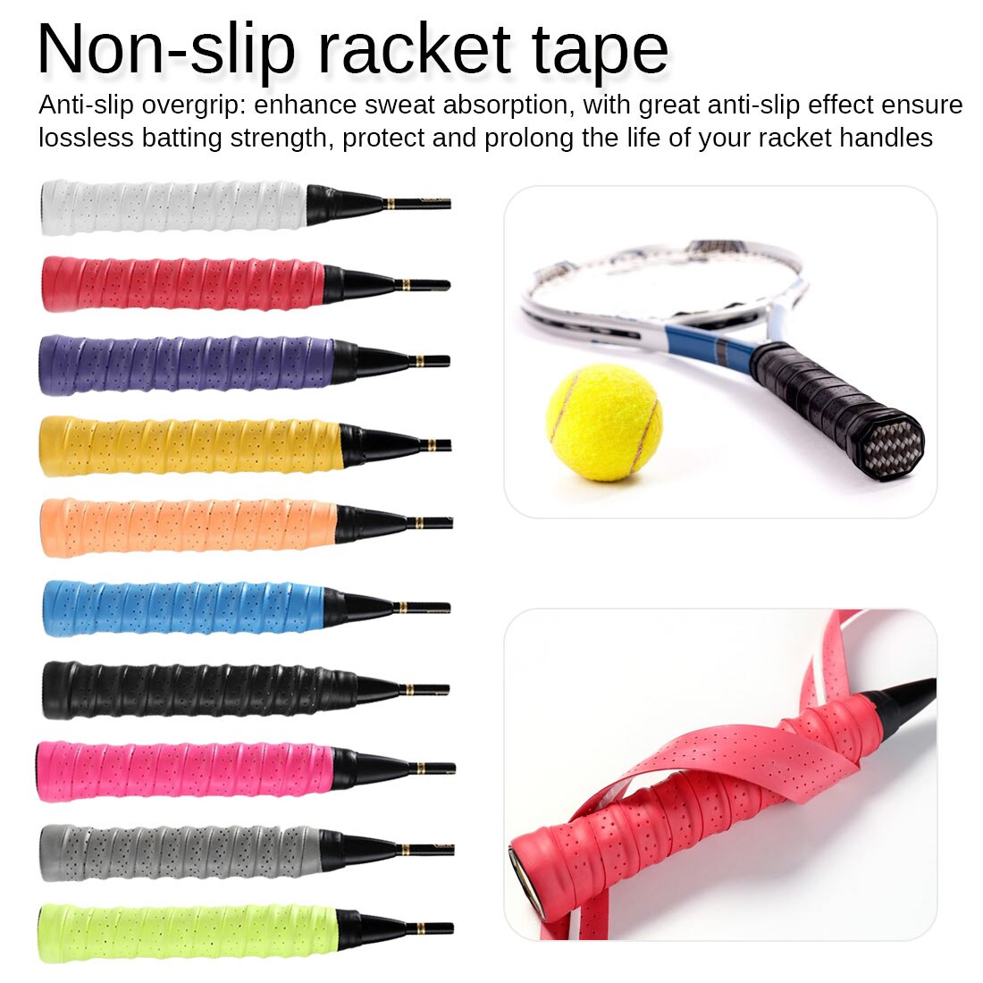 draussen Sport zubehör Dicken Badminton schweißBand schlagen Unterhose atmungs kiel Hand kleber Klebrige Tennis schläger gummi